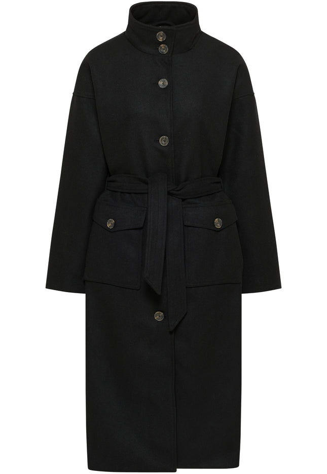 DreiMaster Vintage Women's Ransitional Coat Made Of Wool Blend