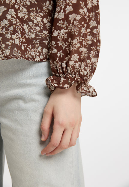 DreiMaster Vintage Women's Ruffle Blouse