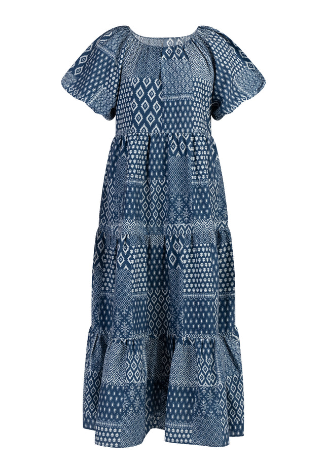 DreiMaster Vintage Women's Short Sleeve Maxi Dress