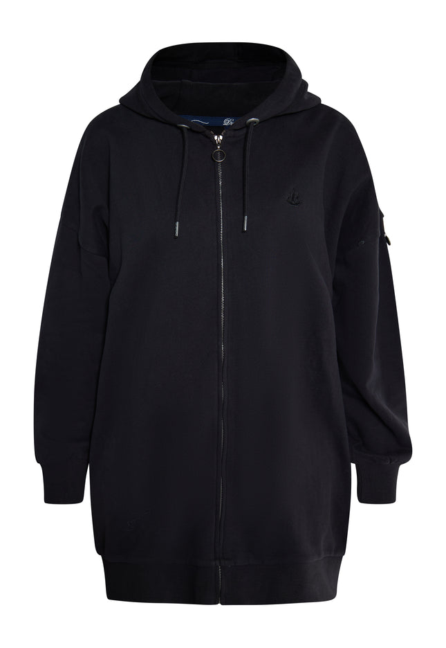 DreiMaster Vintage Women's Long Sweat Hooded Jacket