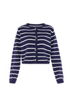 Navy White Stripes