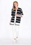 Navy White Stripes