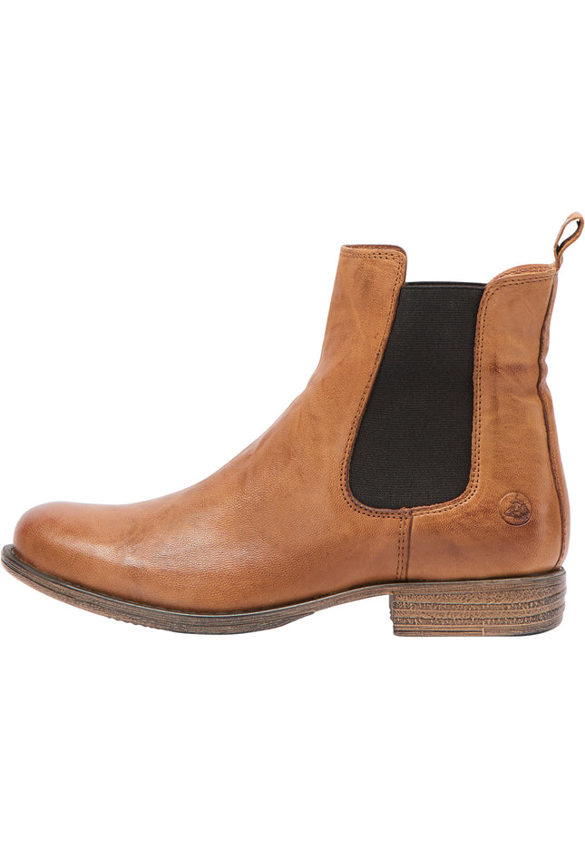 DreiMaster Vintage Women's Soft Leather Chelsea Boots