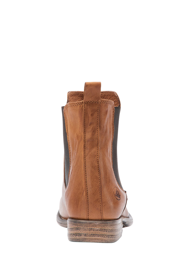 DreiMaster Vintage Women's Soft Leather Chelsea Boots