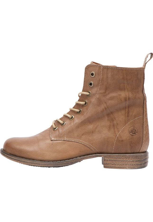 DreiMaster Vintage Miękkie Skórzane Botki Damskie